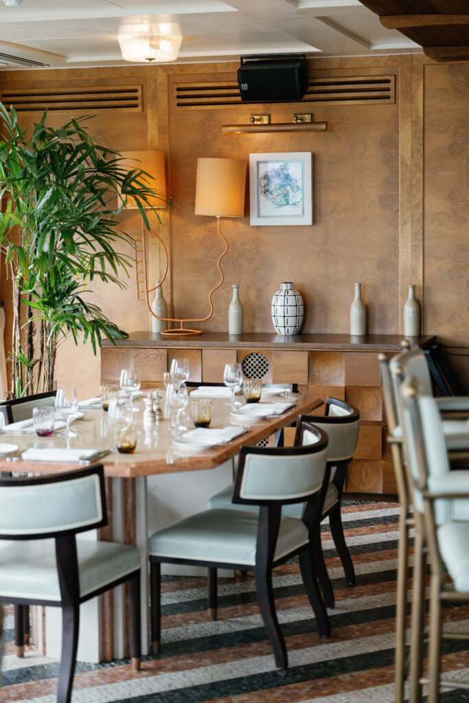 audio-visual solutions in restaurant area of soho house brighton